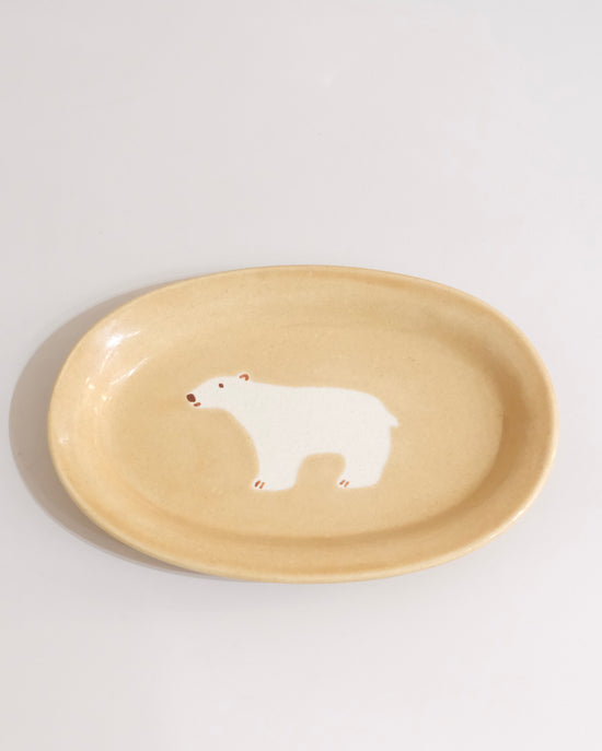 Artist 小野瀬三枝子 20cm Oval Plate