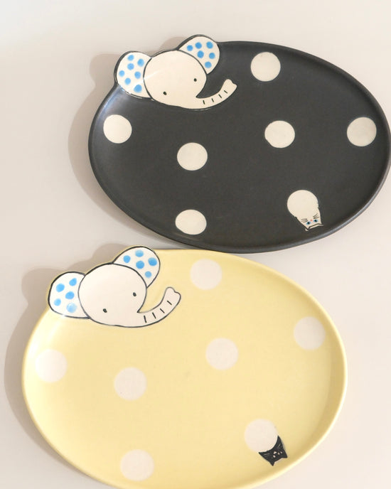 Artist 小野瀬三枝子 24cm Oval Plate