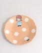 Artist 小野瀬三枝子 19.5cm Girl Plate