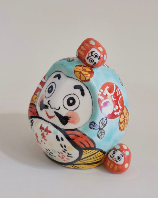 Yudachi Daruma Ornament H10cm