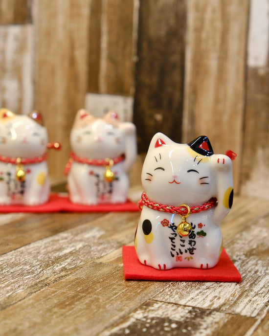 Japan Yakuho Fortune Cat H6cm (Gift Box)