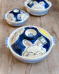 Banko ware Blue Bunny 0.9L/2.3L/3.4L Donabe (Gift Box)