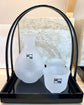 Hirota White Sake Bottle Cup Set(With Tray gift box)