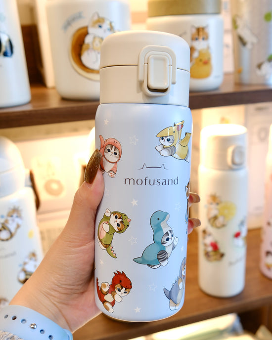 Japan Mofusand 350ml one push stainless bottle (Gift Box)