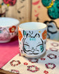 Yudachi Gama ぬくぬくにやんこ Rice Bowl/Tea Cup (Gift Box)