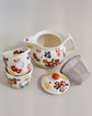 Yudachi Gama Red Bunny Teapot Set(Gift Box)