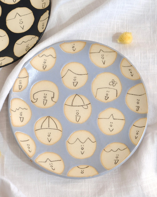 Artist Cosael Blue Cookies 21cm L Plate