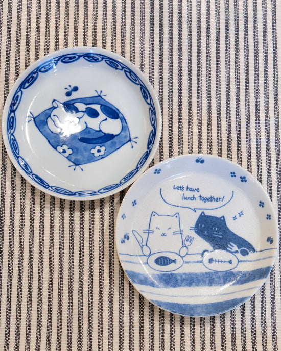 Kanesada Seito Cat 14.2cm S Plate