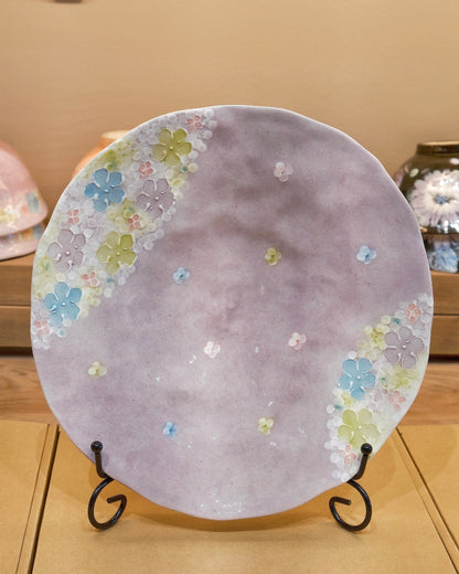 Seto ware FUKA Flower 24cm Pasta Plate (Gift Box)