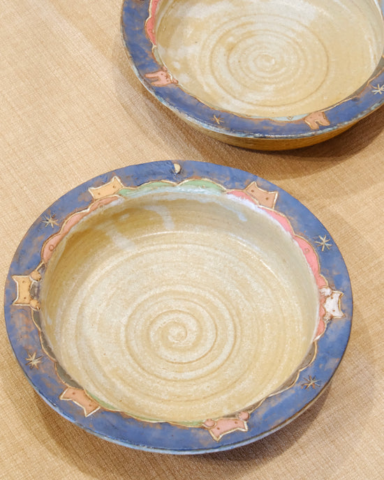 Japan Artist 星桐子 Hoshi Kiriko Deep Plate 16cm(Oven Safe)