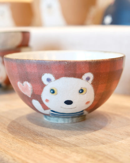 Japan Artist 外山亜基雄 Donburi Bowl 12.5cm