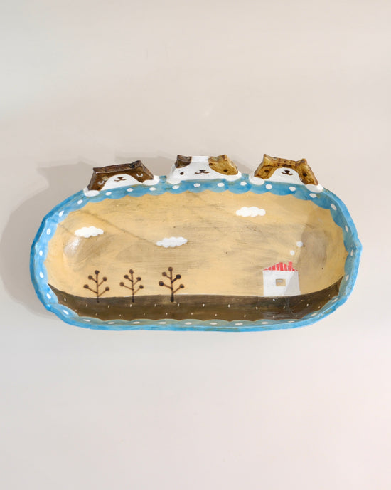 Artist 土橋文子 Deep Plate 30cm 