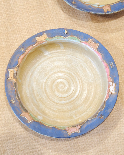 Japan Artist 星桐子 Hoshi Kiriko Deep Plate 16cm(Oven Safe)