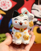 Yudachi Gama Pair Fortune Kitty(Wooden Box)