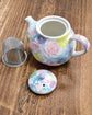 Yuzuriha Flower Petit Teapot 380ml 彩ばら花紋 （Gift Box）