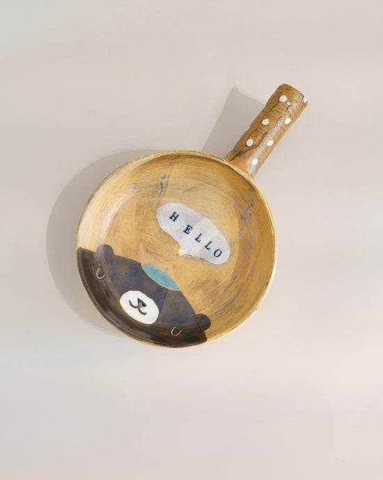 Artist 土橋文子 Oven safe Pan 19cm Bear