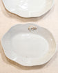 Japan Artist 田部桃子 Scalloped Edge Oval Plate 18.5cm