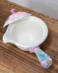 Yuzuriha Flower teapot 300ml 色彩花 平急须 (Gift Box)
