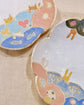 Japan Artist 星桐子 Hoshi Kiriko Cloud Plate 18cm