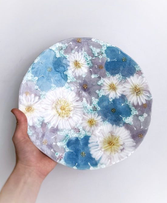 Yuzuriha 24cm Plate 花友禅(Gift Box)