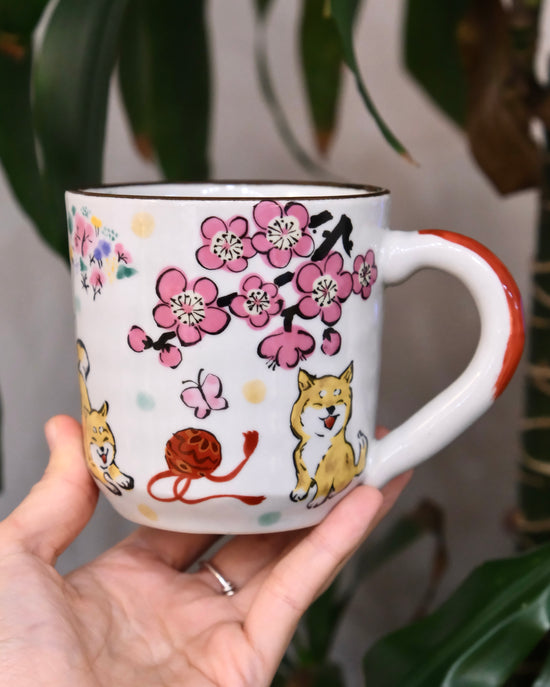 Yudachi Gama Shiba Pair Mug(Gift Box)