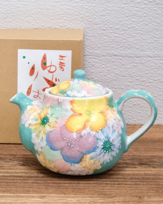 Yuzuriha Flower Petit Teapot 380ml 彩優花 （Gift Box）