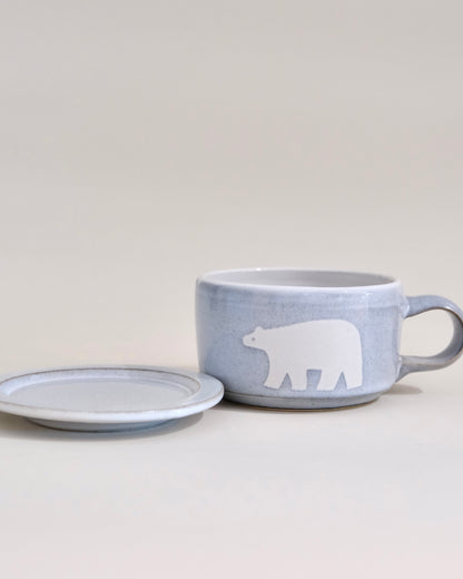 Artist 糸賀陶房 340ml Cup w Saucer Set (Gift Box)