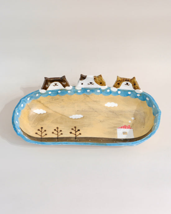 Artist 土橋文子 Deep Plate 30cm 