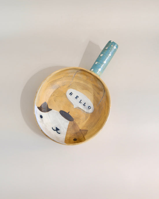 Artist 土橋文子 Oven safe Pan 19cm Kitty