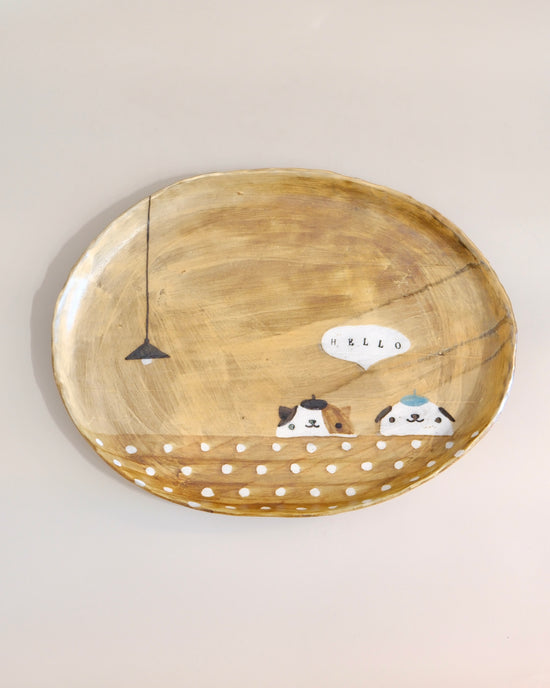 Artist 土橋文子 Large Plate 29cm 