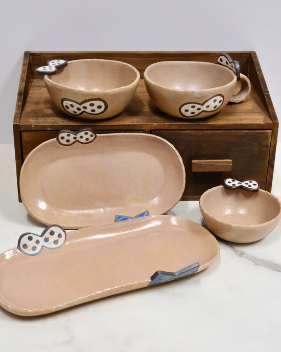 Artist Yu*Zu*Ki Bow Bowl/Plate/Soup Cup