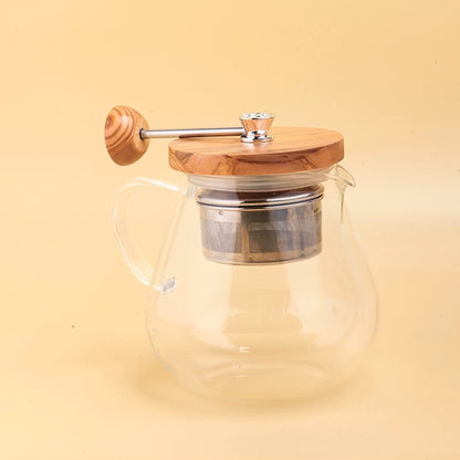 Hario Olive Wood Teapot 450ml/700ml(Gift Box)