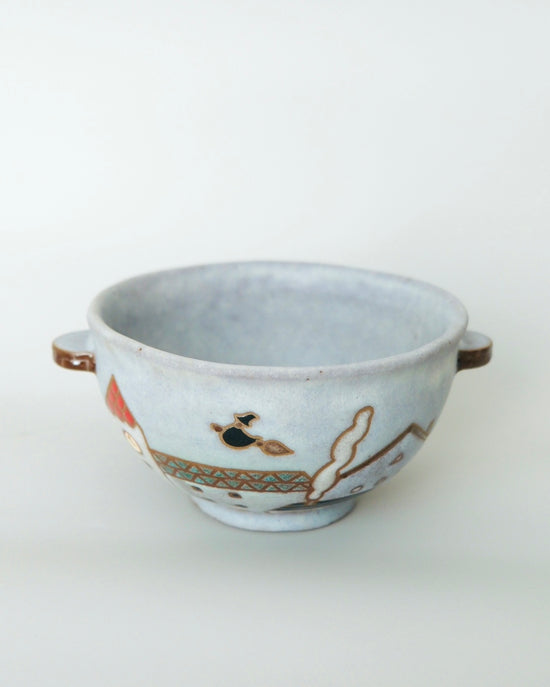 Artist 古川真紀子 13cm*7.5cm Handle Deep Bowl