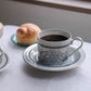 Mino ware 3pcs Coffee cup set w Plate(Gift Box)