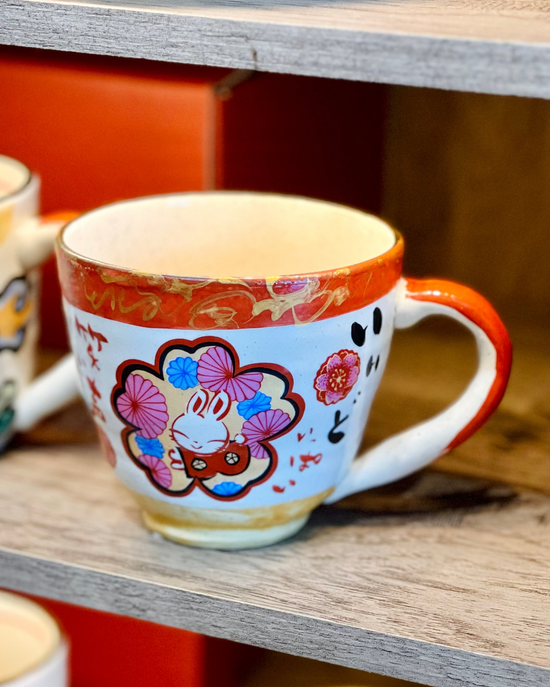 Yudachi Limited 百花繚乱うさぎ Mug 320ml(Gift Box)