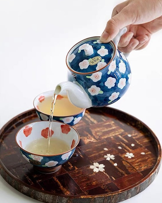 Arita ware Navy Bunny Teapot Set(Gift Box)