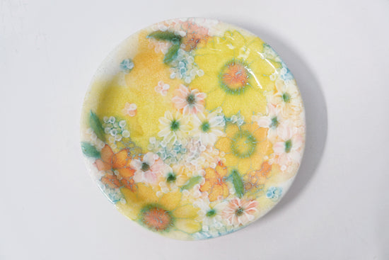 Artist 野村晃子 16 cm Green Plate