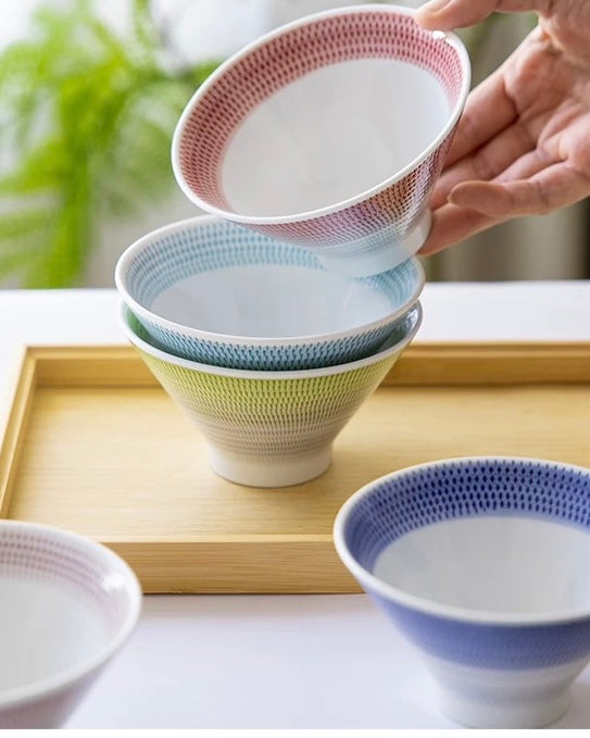 Hasami ware Fuji Rice Bowl
