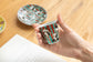 Kutani ware Sake cup w saucer Set(Gift Box)