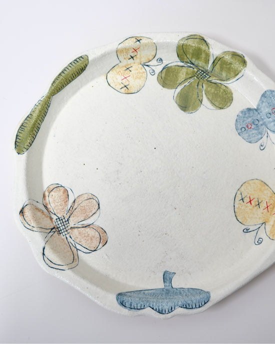 Artist Hapun Pottery 30cm Large Plate