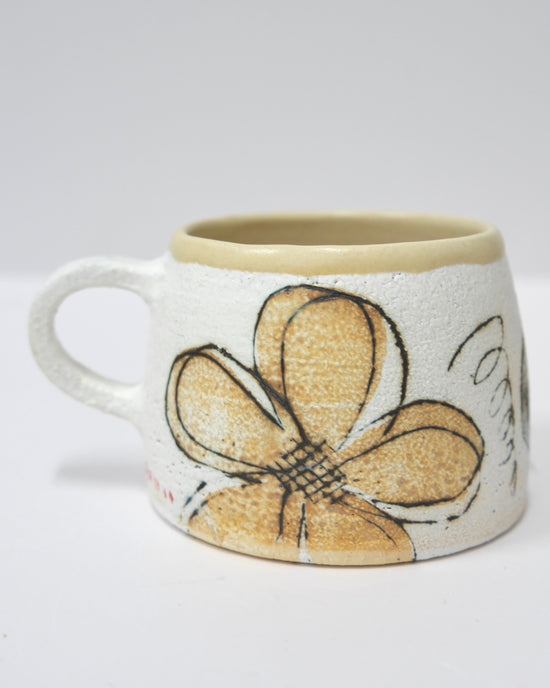 Artist Hapun Pottery 300ml Mug(Flower)