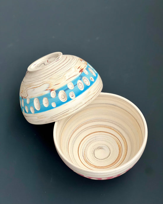 Artist Tokoname 堀田拓見Colored Clay Rice Bowl (Gift Box)