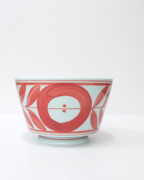 Arita ware Hand Drawing Donburi Bowl(Leaf)