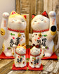 Japan Yakuho Fortune Cat M(19cm)/S(8cm)(Gift Box)
