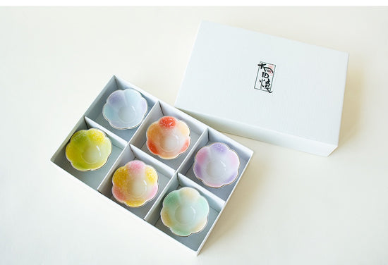 Arita ware Flower Sake 6pcs Set(Gift Box)/Single cup