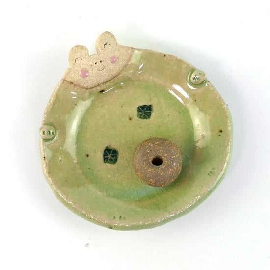 Seto Ware Incense Holder(Gift Box)Rose/Frog/Bunny