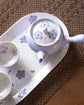 Arita ware Purple Sakura Ceramic Tray(Gift Box)