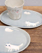 Artist 高橋美紀子 23cm*14cm Oval Plate