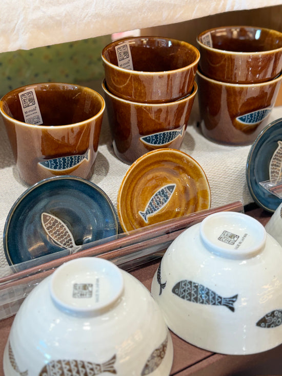 Mino ware M-mode Fish Series