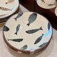 Mino ware M-mode Fish Series